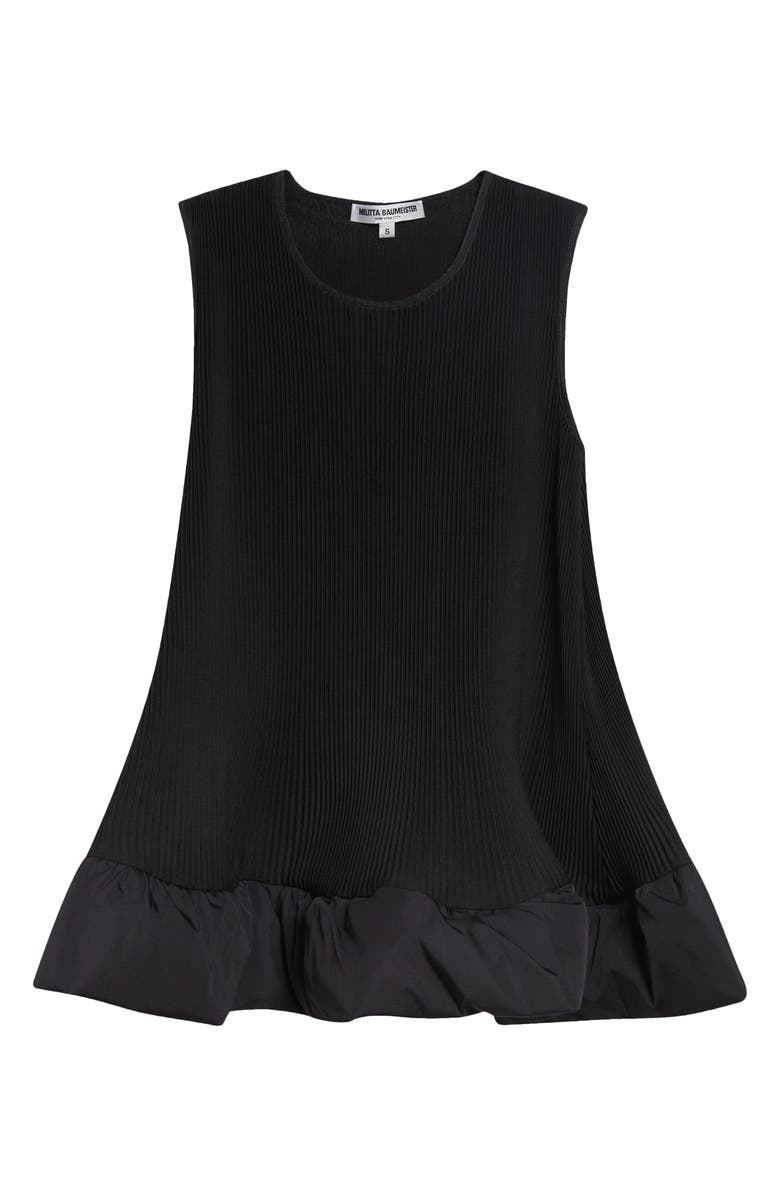 MELITTA BAUMEISTER Slim Puffle Ripple Tank, Alternate, color, Black