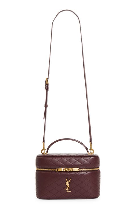 Large Gaby Quilted Leather Vanity Case