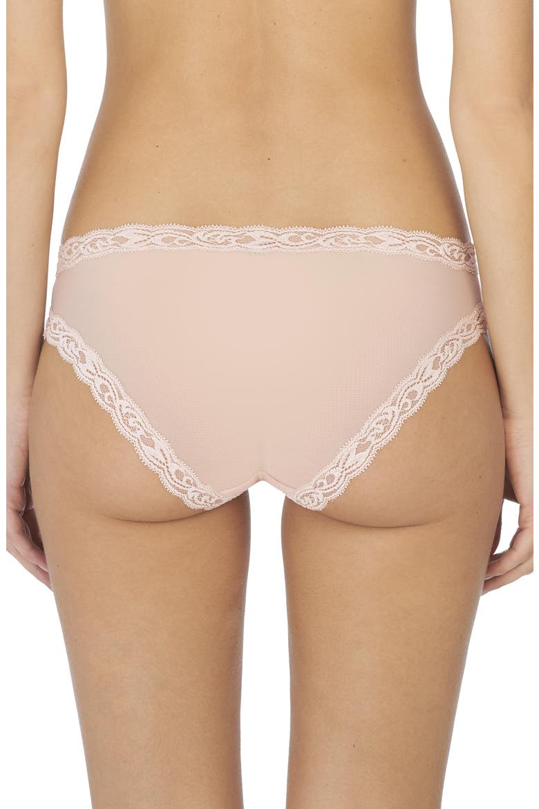 Feathers Lace Hipster, Alternate, color, CAMEO ROSE