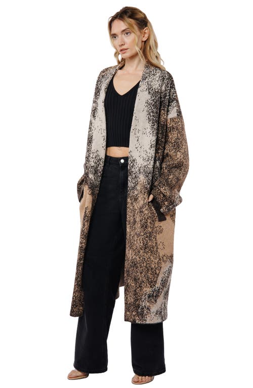 Ciebon Cannis Jacquard Cardigan In Multi