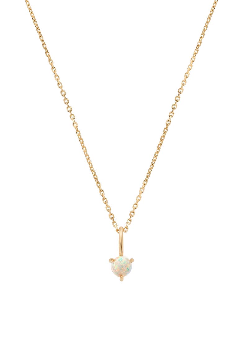 Sterling Silver 18k Gold Plated Izel Necklace Dainty Unique Trendy, Main, color, Gold