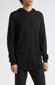 Rick Owens Oversize Hooded Wool Sweater