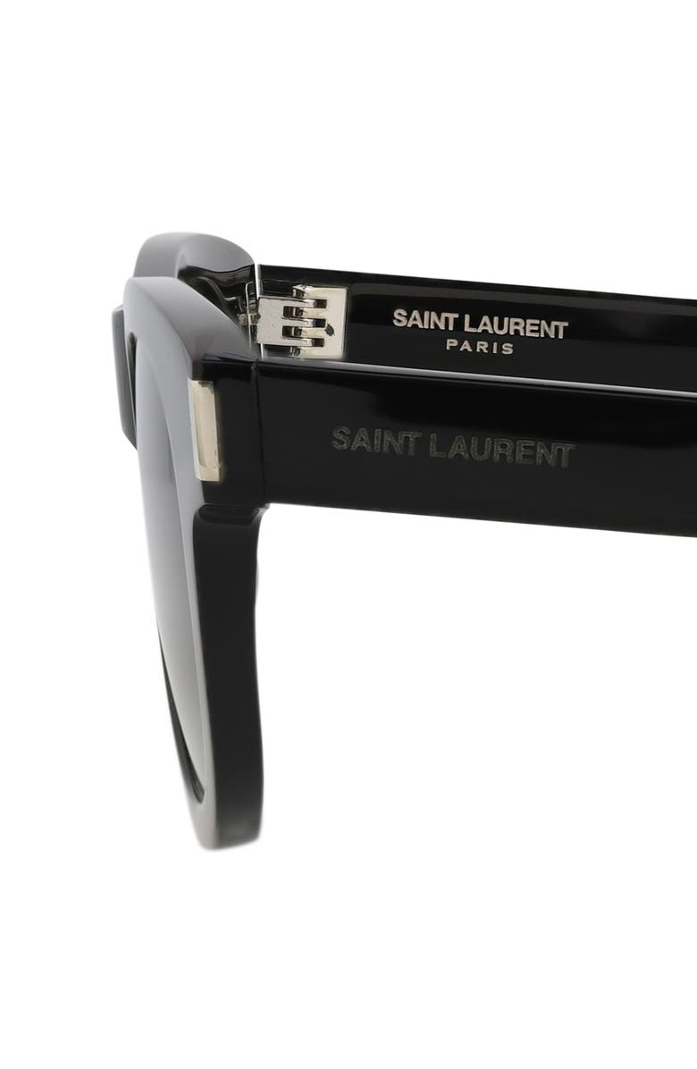 Saint Laurent 49mm Round Sunglasses, Alternate, color,