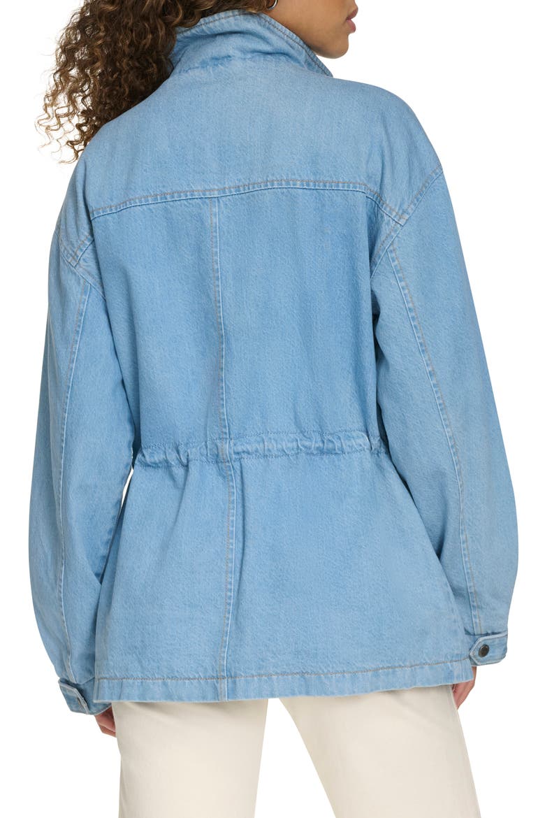 Cotton Utility Jacket, Alternate, color, LT WASH DE