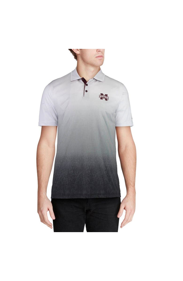 COLOSSEUM Men's Colosseum Gray Mississippi State Bulldogs Magic Team Logo Polo, Alternate, color, 