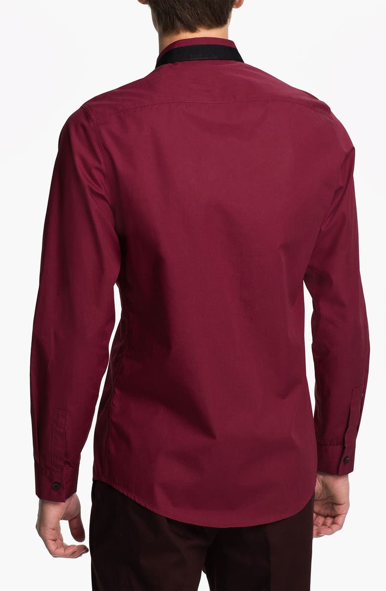 Topman 'Smart' Extra Trim Dress Shirt, Alternate, color, 