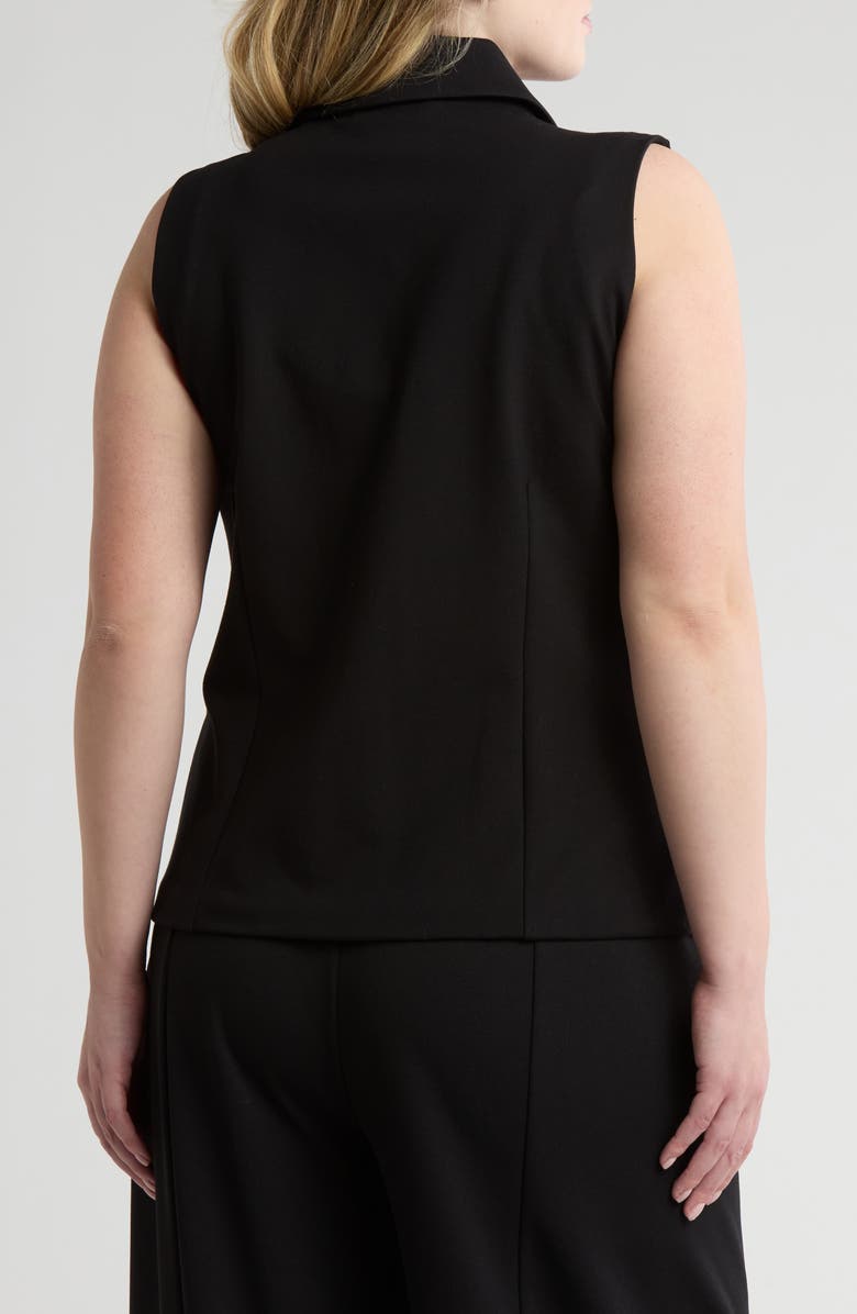 BY DESIGN Ponte Vest, Alternate, color, Black