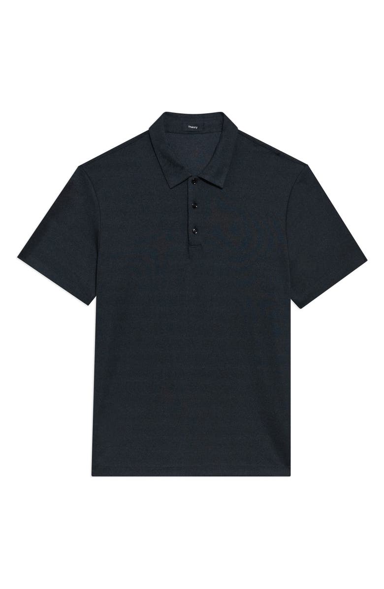 Theory Bron C.Anemone Polo, Alternate, color, Black Multi - A0p