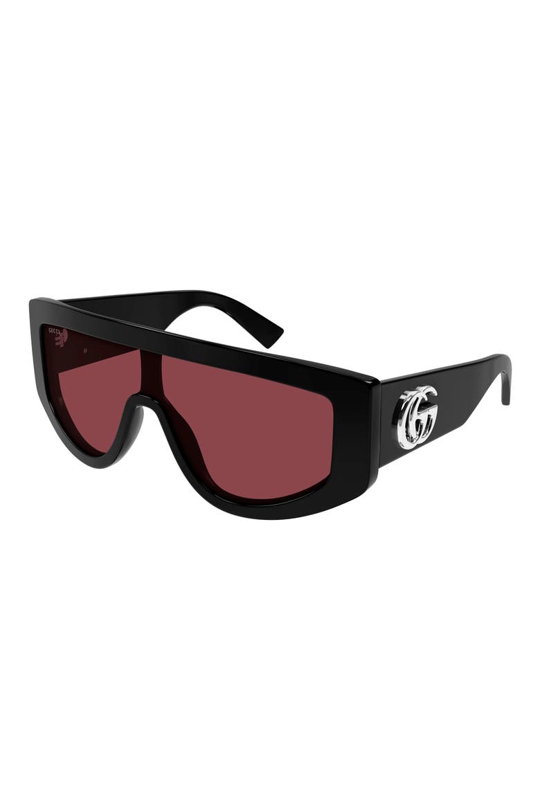 99mm Mask Sunglasses, Alternate, color, BLACK