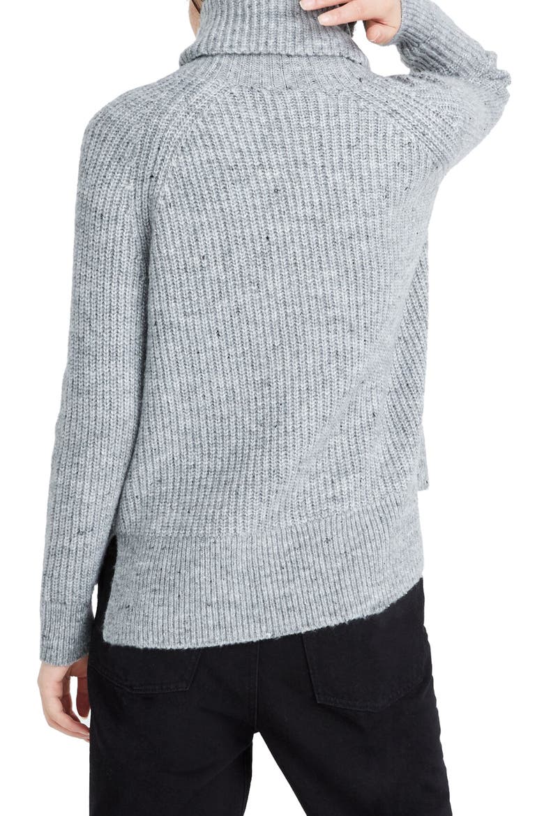 Donegal Mercer Turtleneck Sweater, Alternate, color, DONEGAL GRAPHITE