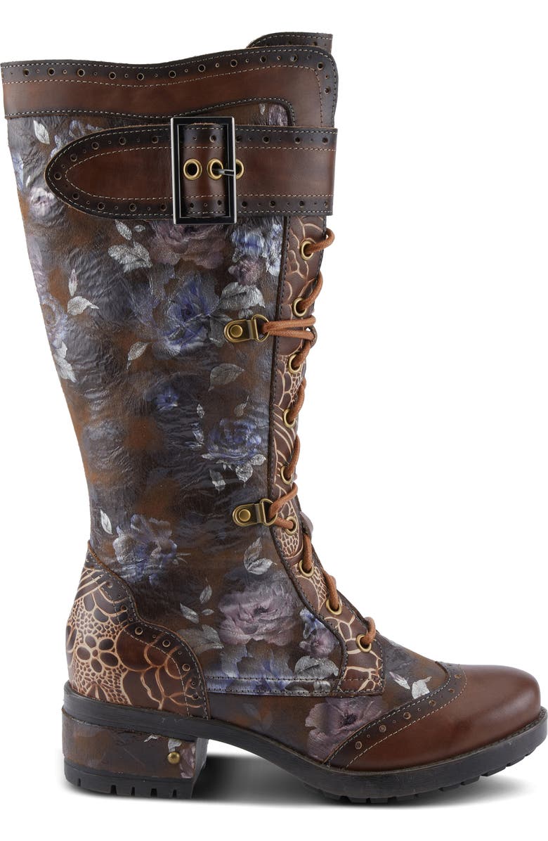 L'Artiste by Spring Step Kisha Boss Boot, Alternate, color, Brown Multi