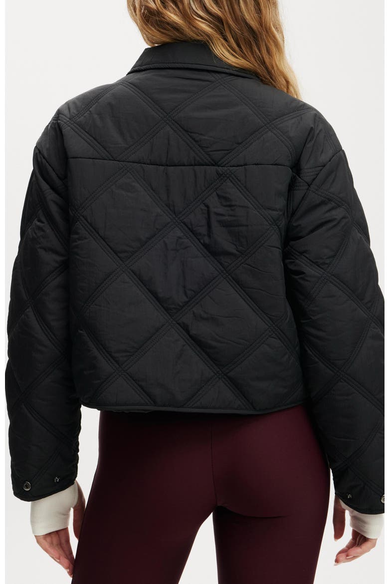 Women's Active The Mother Puffer Lightweight Quilted Jacket, Alternate, color, Black