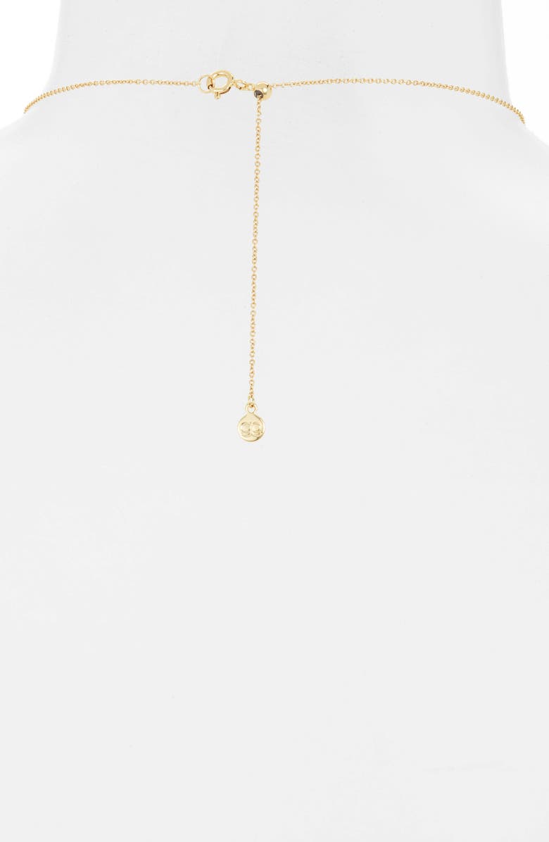 gorjana Luna Crescent Pendant Necklace, Alternate, color,