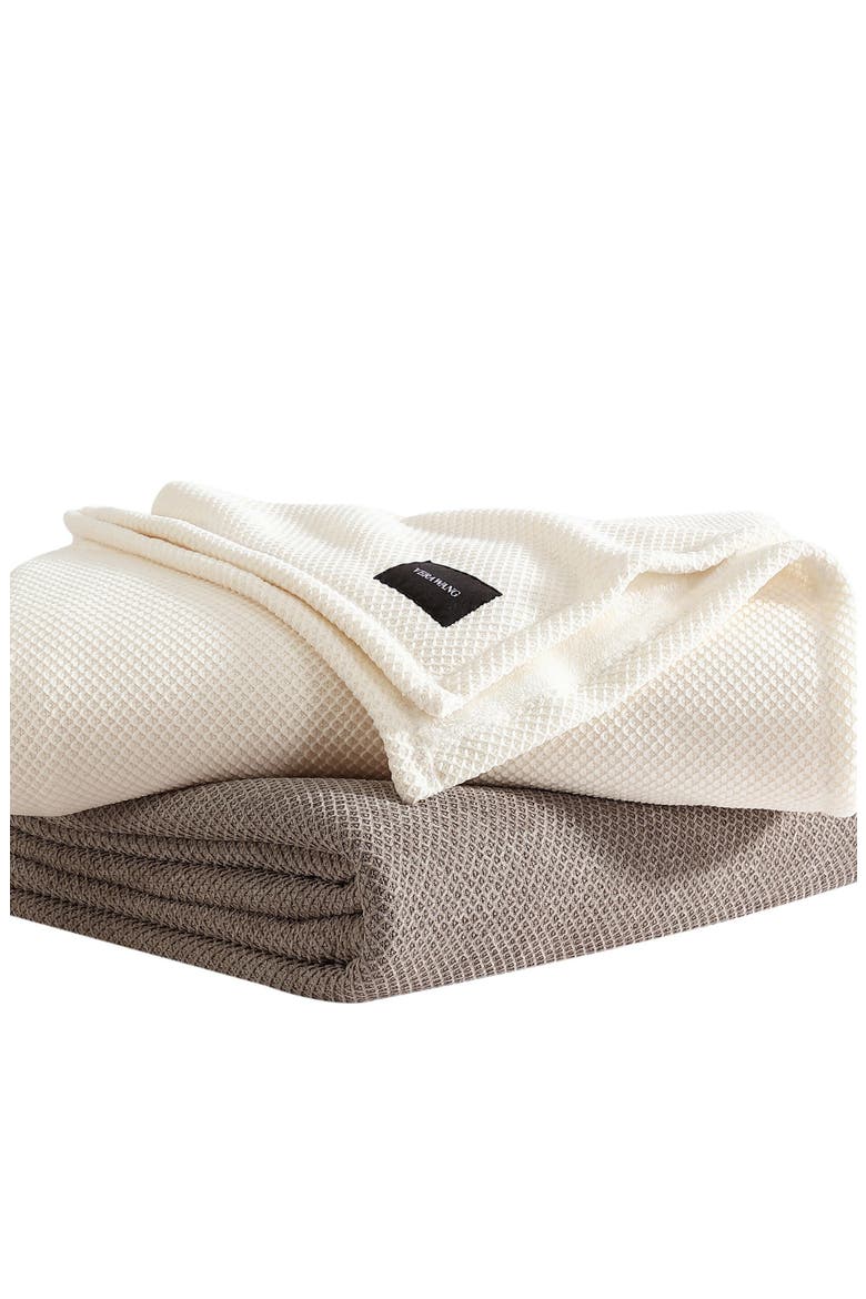 Chenille Jacquard Plush Throw Blanket, Alternate, color, LIGHT BEIGE