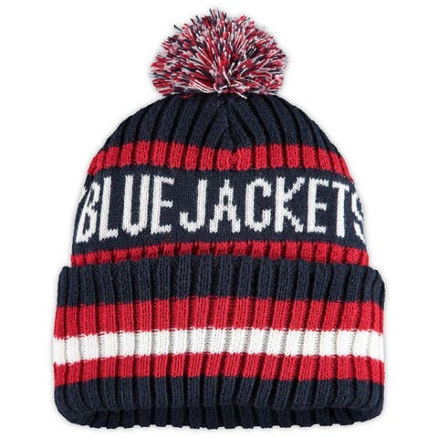 Men's '47 Navy Columbus Blue Jackets Bering Cuffed Knit Hat with Pom