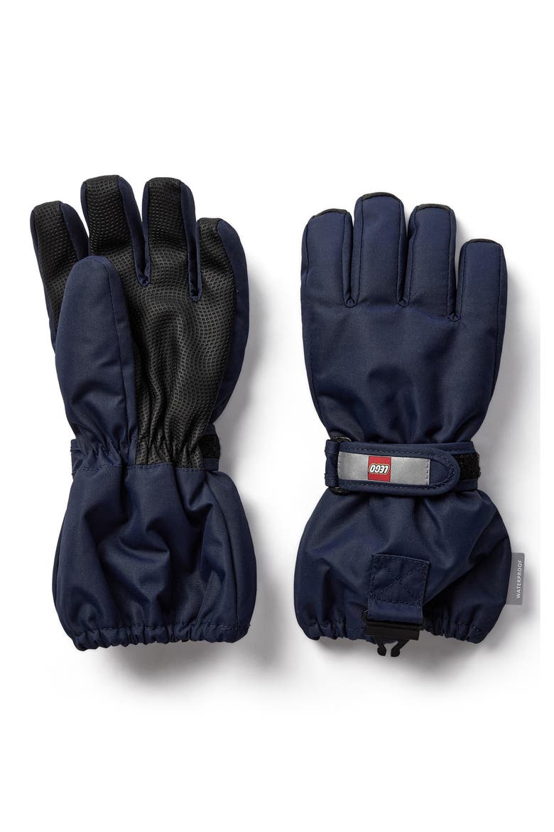 Kids' Waterproof Tech Gloves, Alternate, color, BLUE
