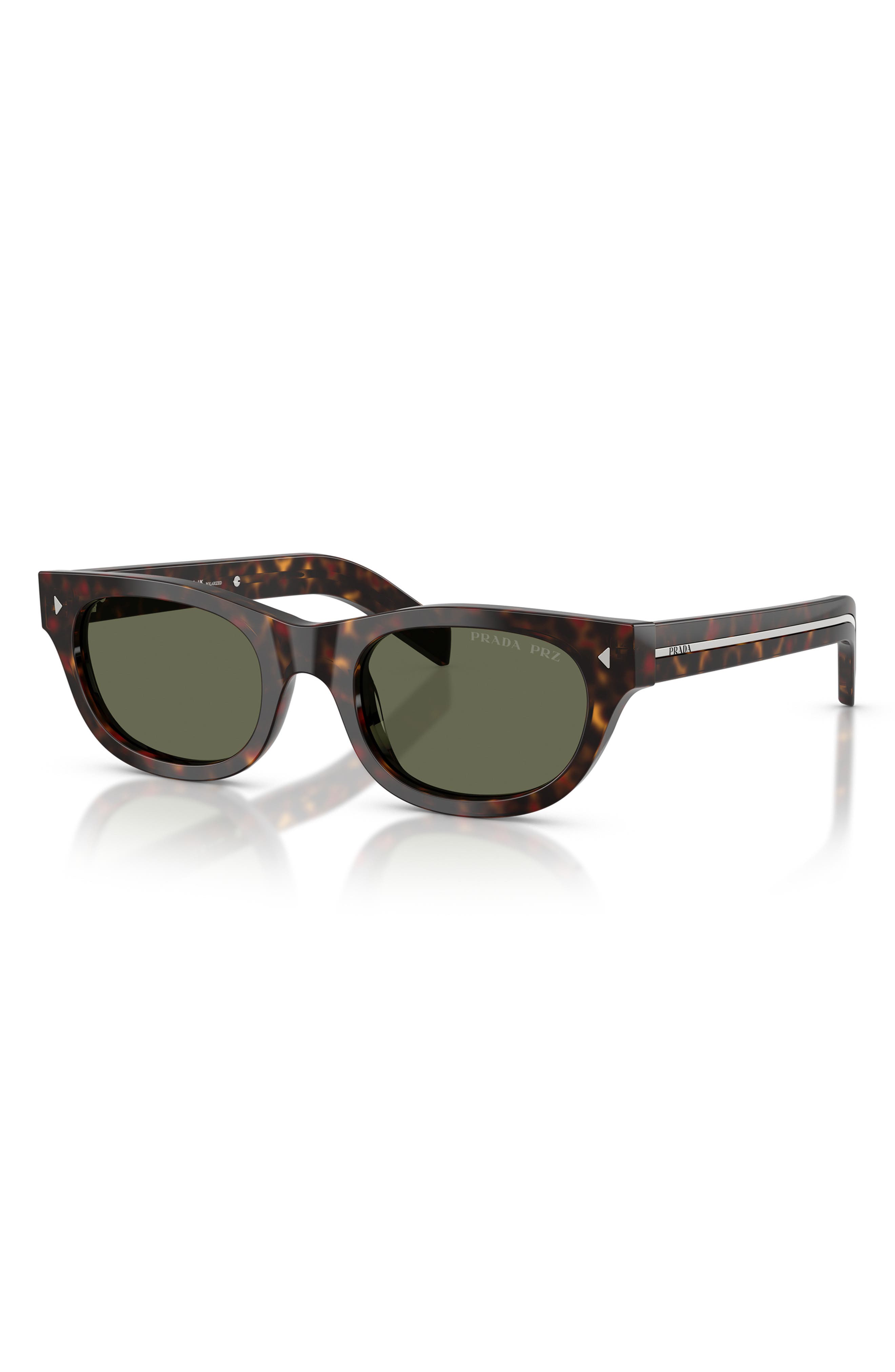 Prada 52mm Polarized Cat Eye Sunglasses (Men) | Nordstrom