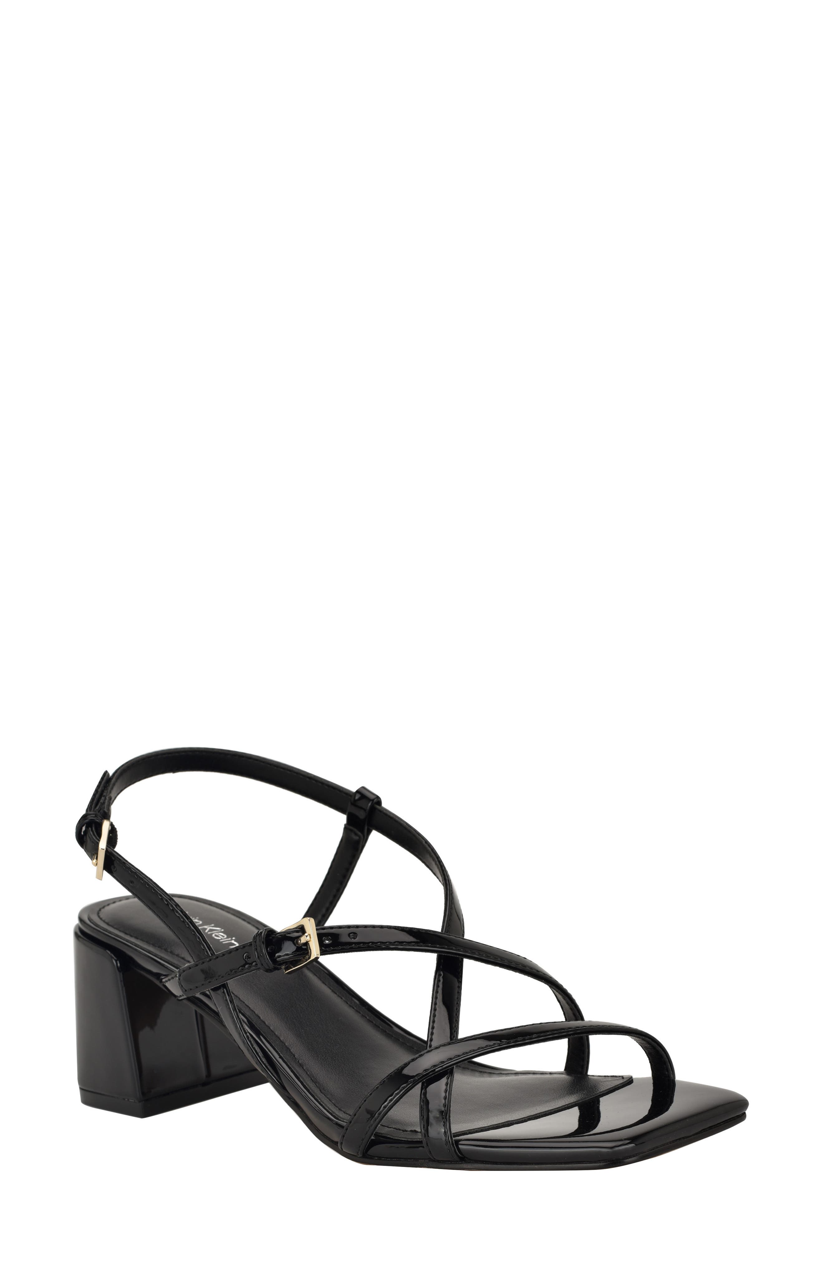 Calvin Klein Pandy Slingback Sandal, Main, color, Black