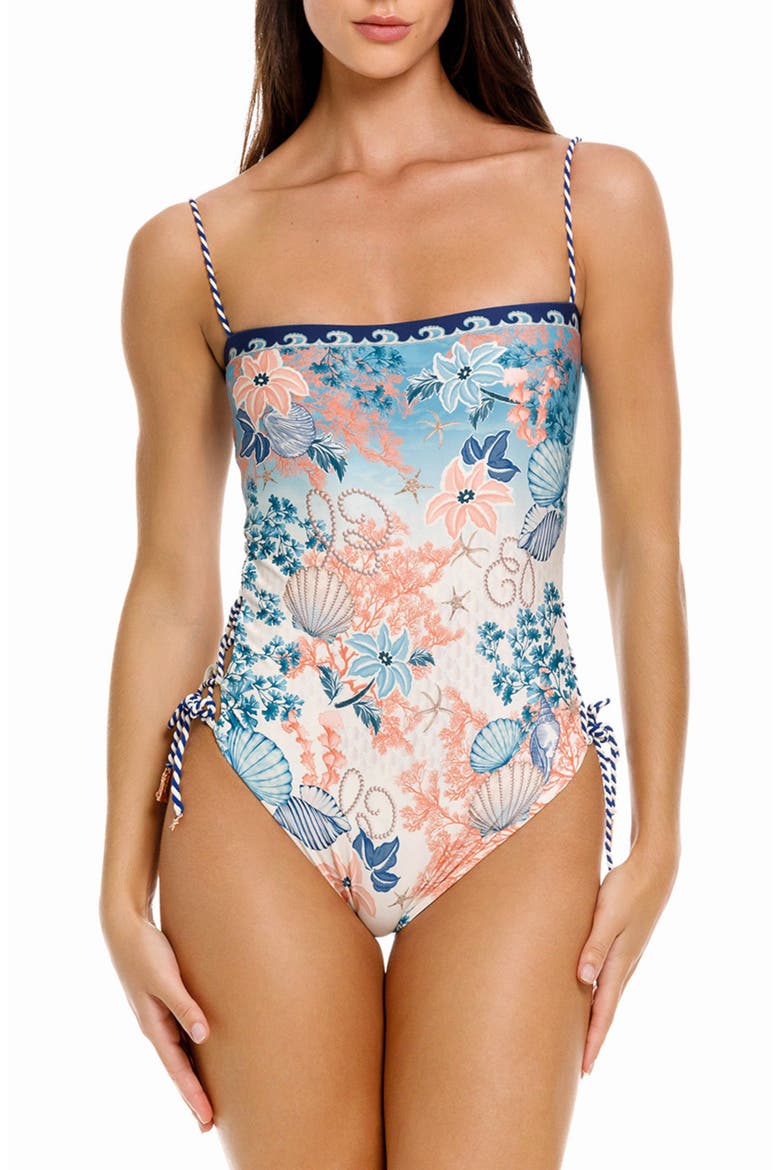 Mariel Sereia Reversible One-Piece Swimsuit, Main, color, BLUE