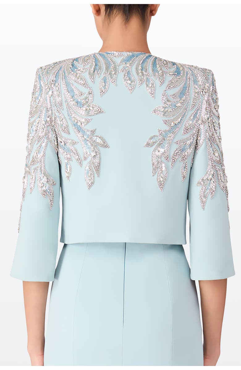 Jenny Packham Versalilles Jacket, Alternate, color, Porcelain