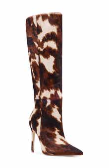 Steve Madden Nitro Genuine Calf Hair Knee High Boot
