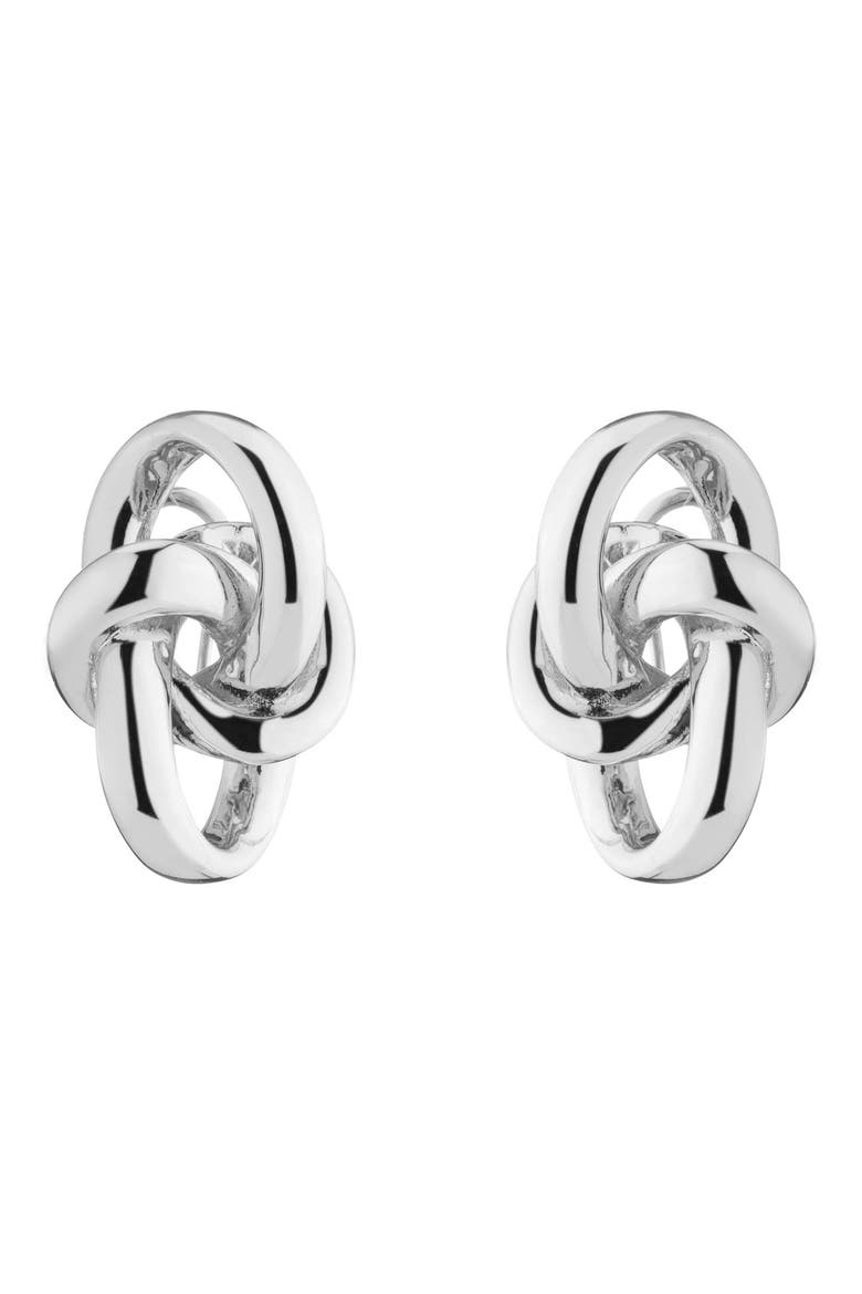 Asher Stud Earrings, Main, color, SILVER