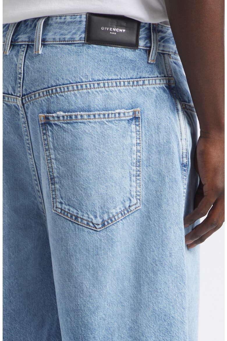 Denim Shorts, Alternate, color, LIGHT BLUE