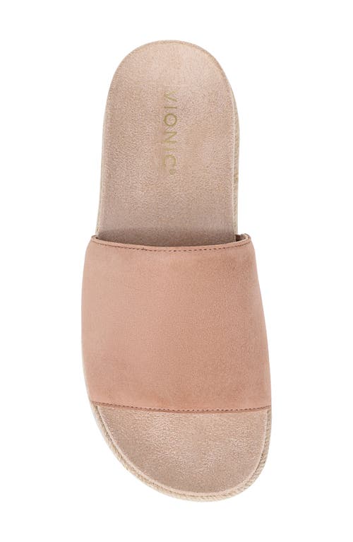 Vionic Yasmina Slide Sandal In Brown