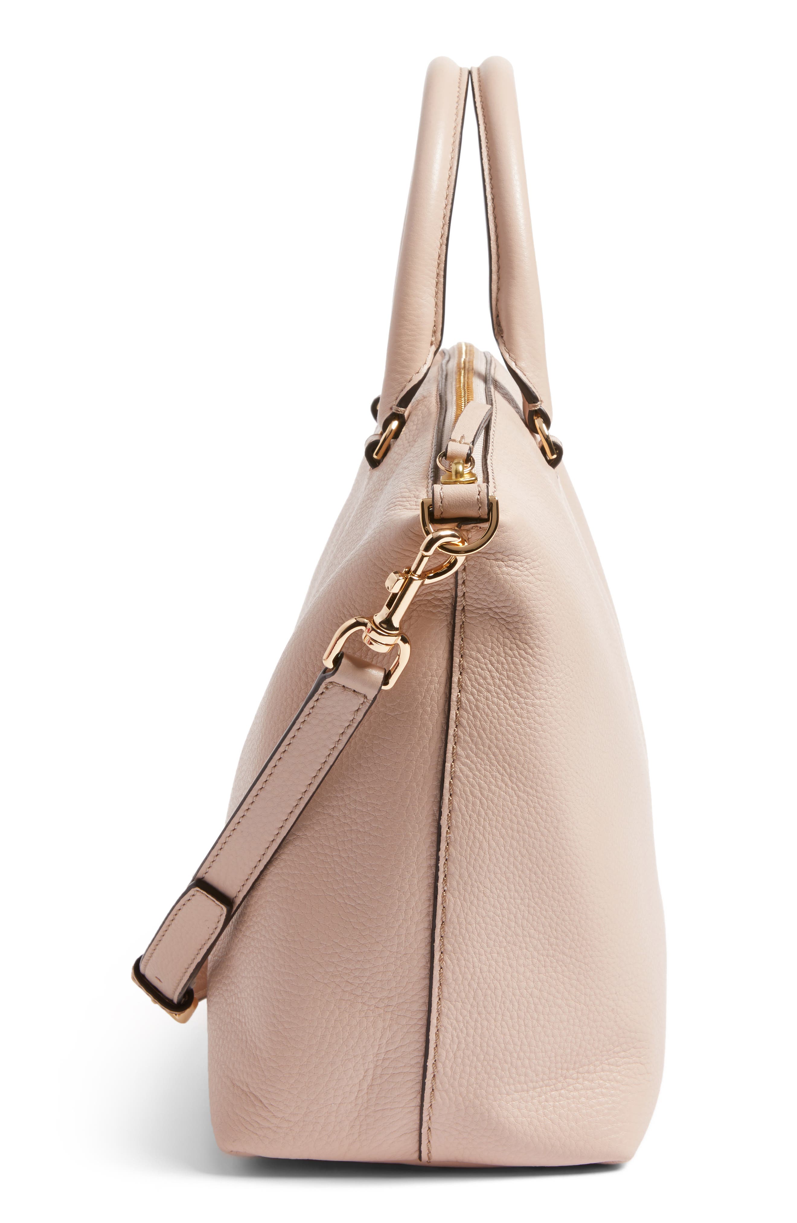 Tory Burch Frida Leather Satchel, Alternate, color, 