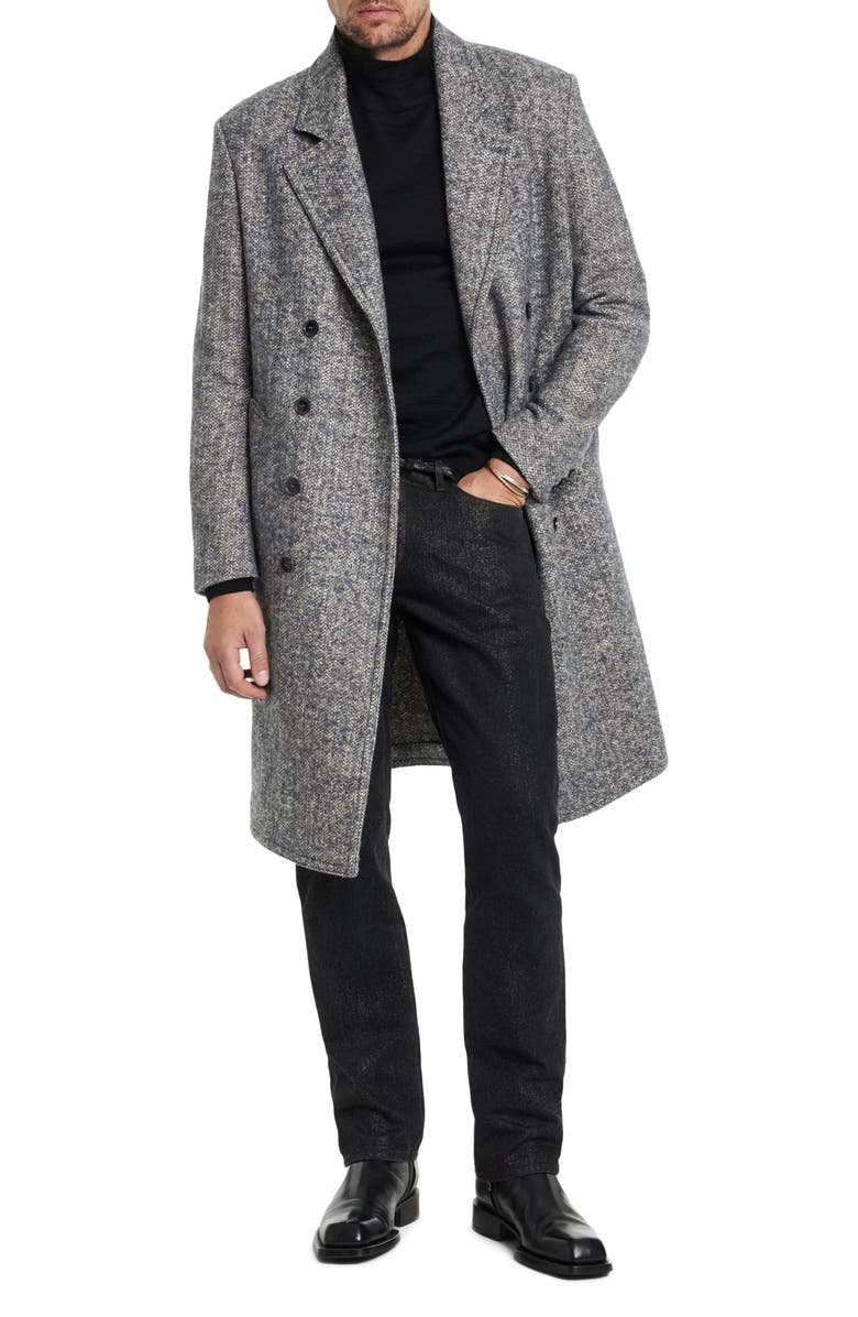 John Varvatos Alonte Alpaca & Silk Mock Neck Sweater, Alternate, color, 