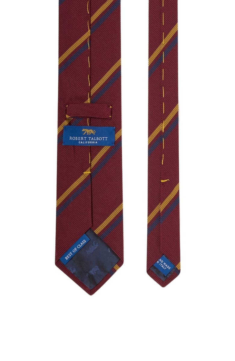 Robert Talbott Robert Repp Necktie, Alternate, color, Burgundy Multi