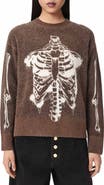 AllSaints Ribspill Crewneck Sweater