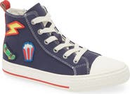 Mini Boden Kids' Canvas High Top Sneaker