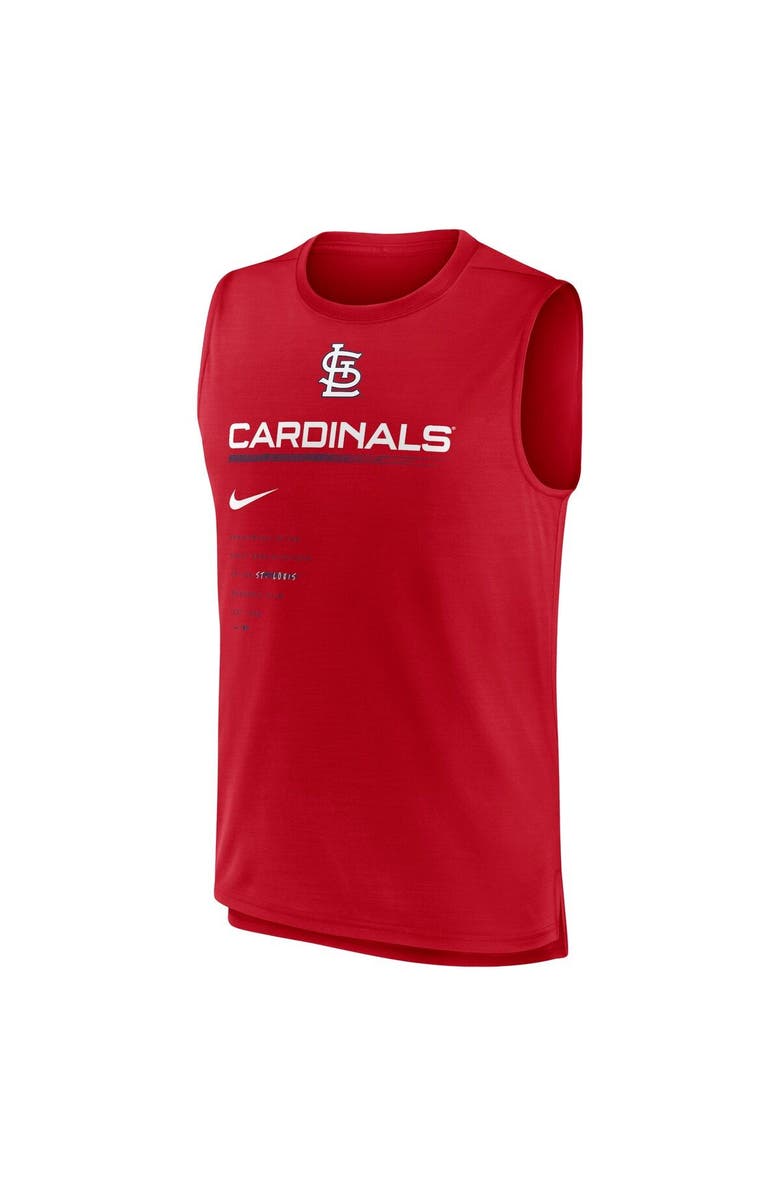 Nike Men's Nike Red St. Louis Cardinals Exceed Performance Tank Top, Alternate, color, Red