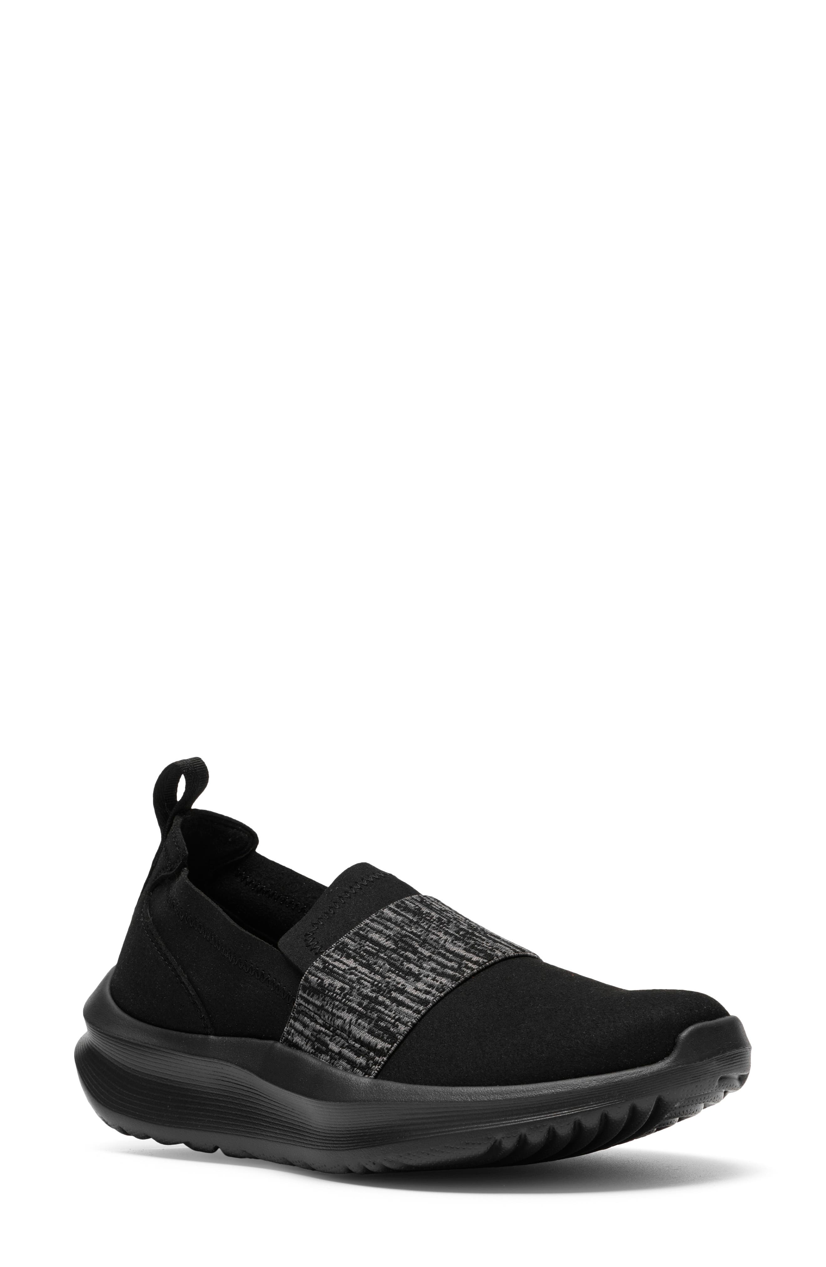 Solevana Lily Slip-On Sneaker, Main, color, BLACK