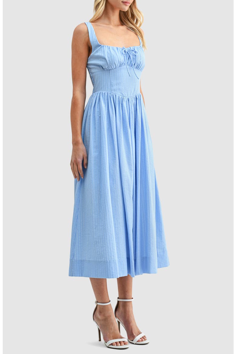Stripe Print Sundress, Alternate, color, LIGHT BLUE STRIPE