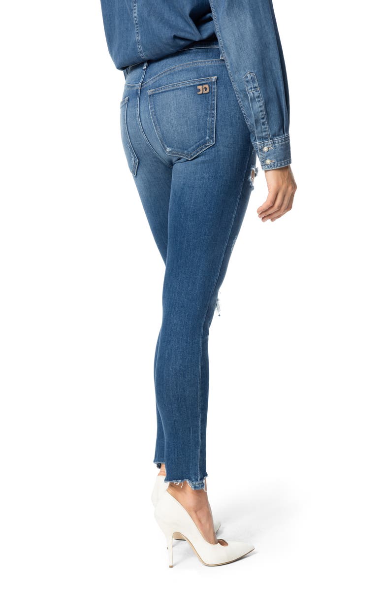 Joe's The Charlie Ripped Destroyed Hem Ankle Skinny Jeans, Alternate, color, 