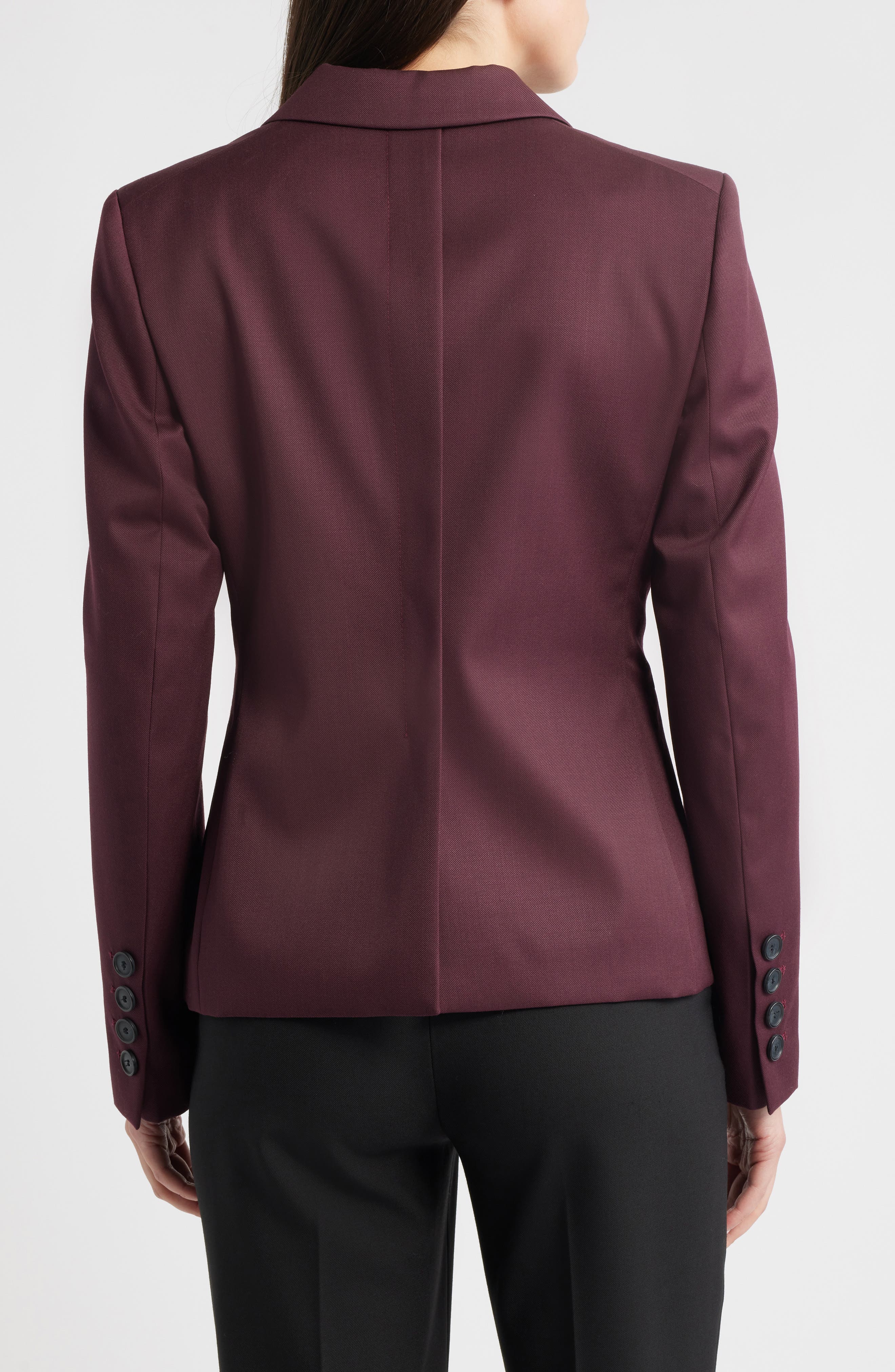 Jiamia Virgin Wool Double Breasted Blazer - image 2