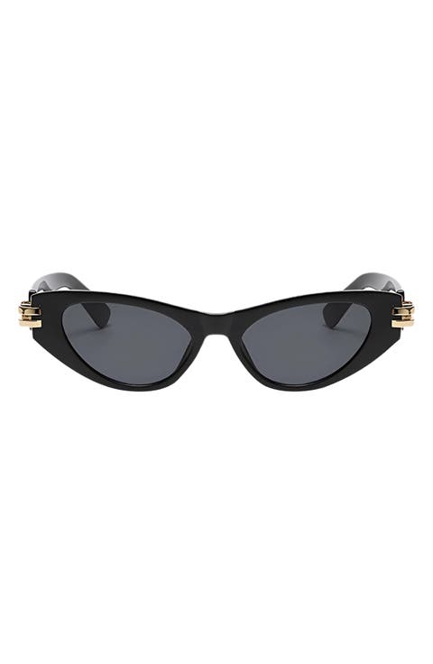 Story 69mm Oversize Polarized Cat Eye Sunglasses