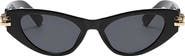 Fifth & Ninth Story 69mm Oversize Polarized Cat Eye Sunglasses