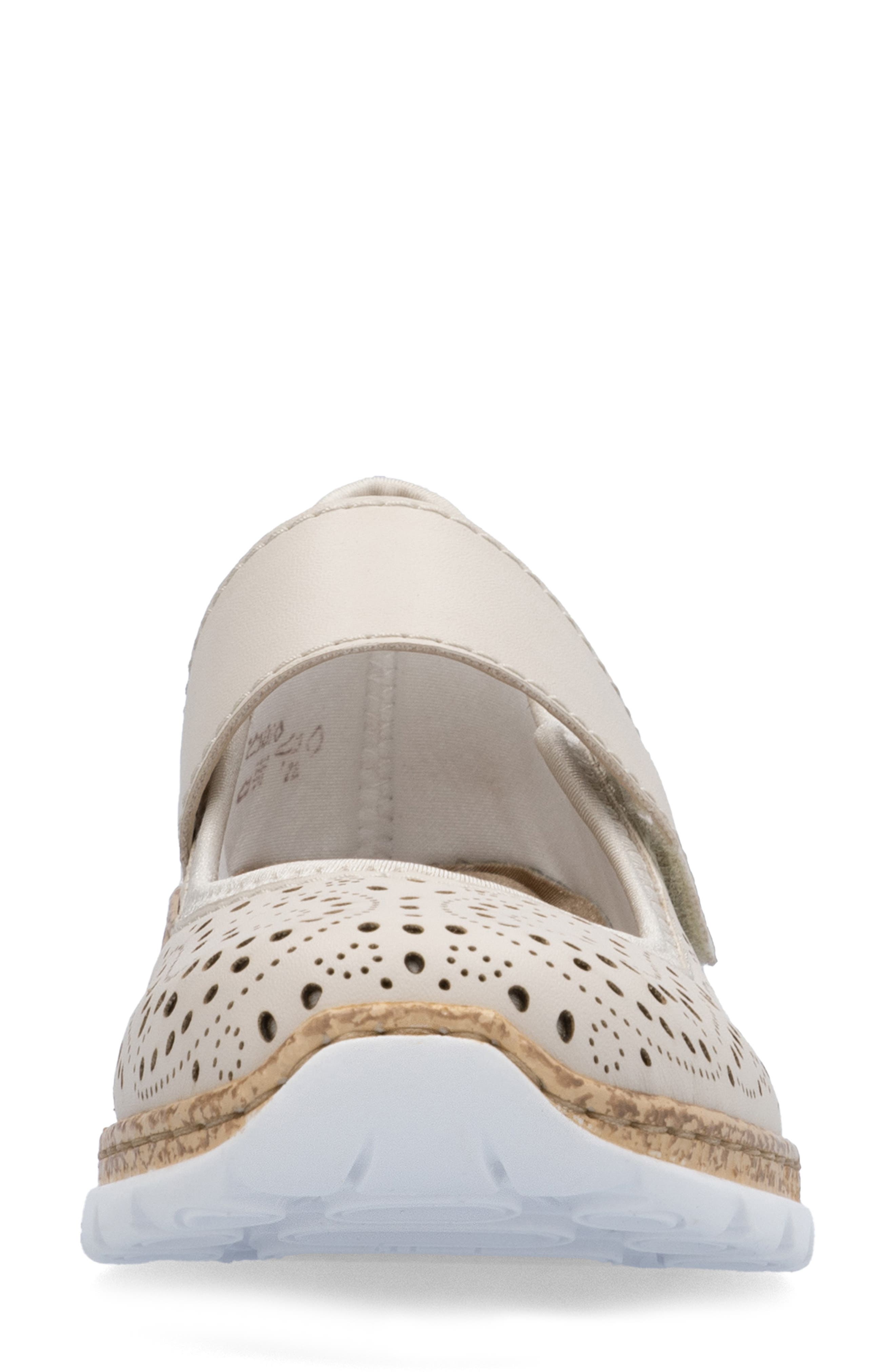 Rieker Nikita 99 Sneaker, Alternate, color, Perle/ Cement/ Perlcreme