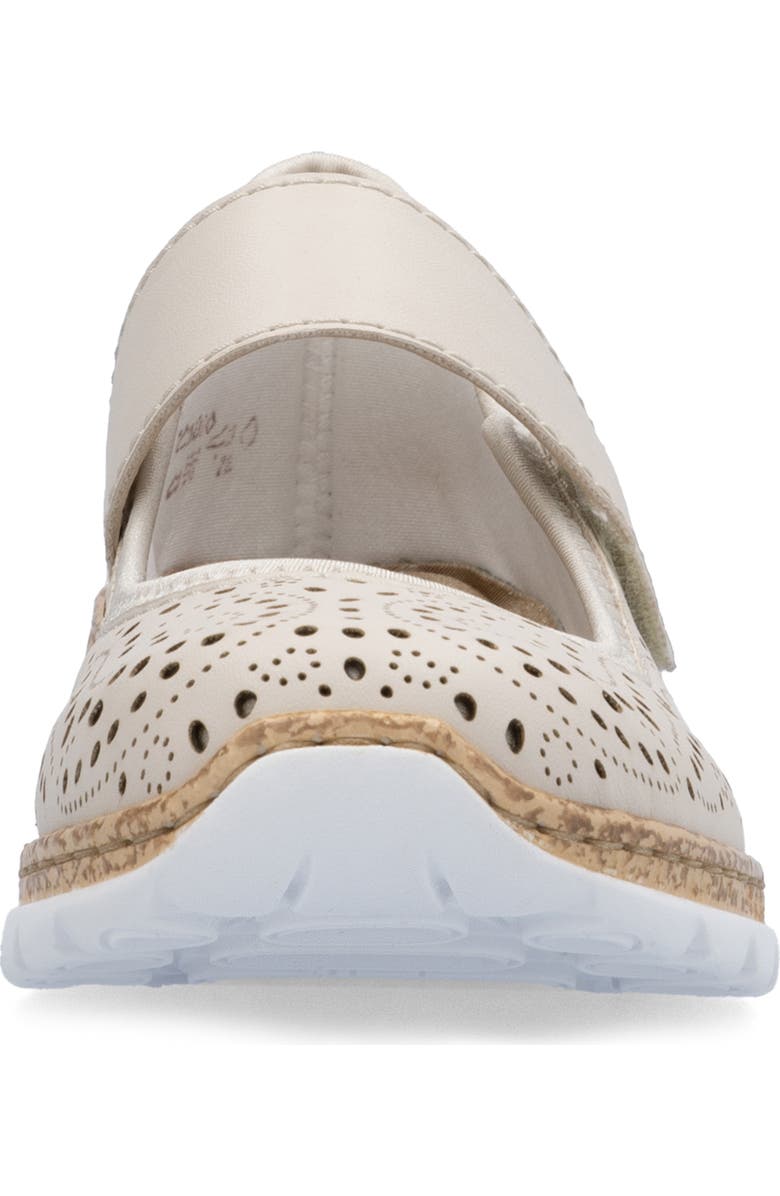 Rieker Nikita 99 Sneaker, Alternate, color, Perle/ Cement/ Perlcreme