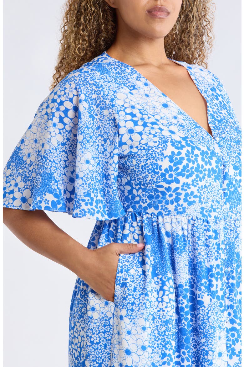 Pismo Floral Dress, Alternate, color, WHITE-BLUE-MULTI