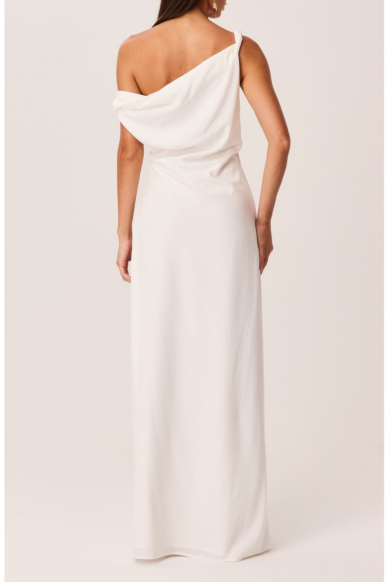 Clemence Off the Shoulder Maxi Dress, Alternate, color, WHITE