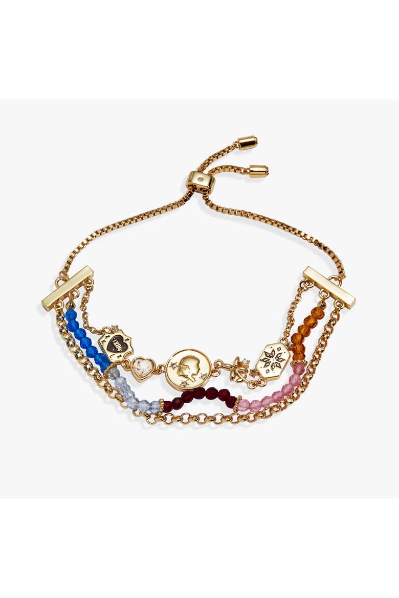 American Girl® Kirsten 3 Row Bolo Bracelet, Main, color, Gold