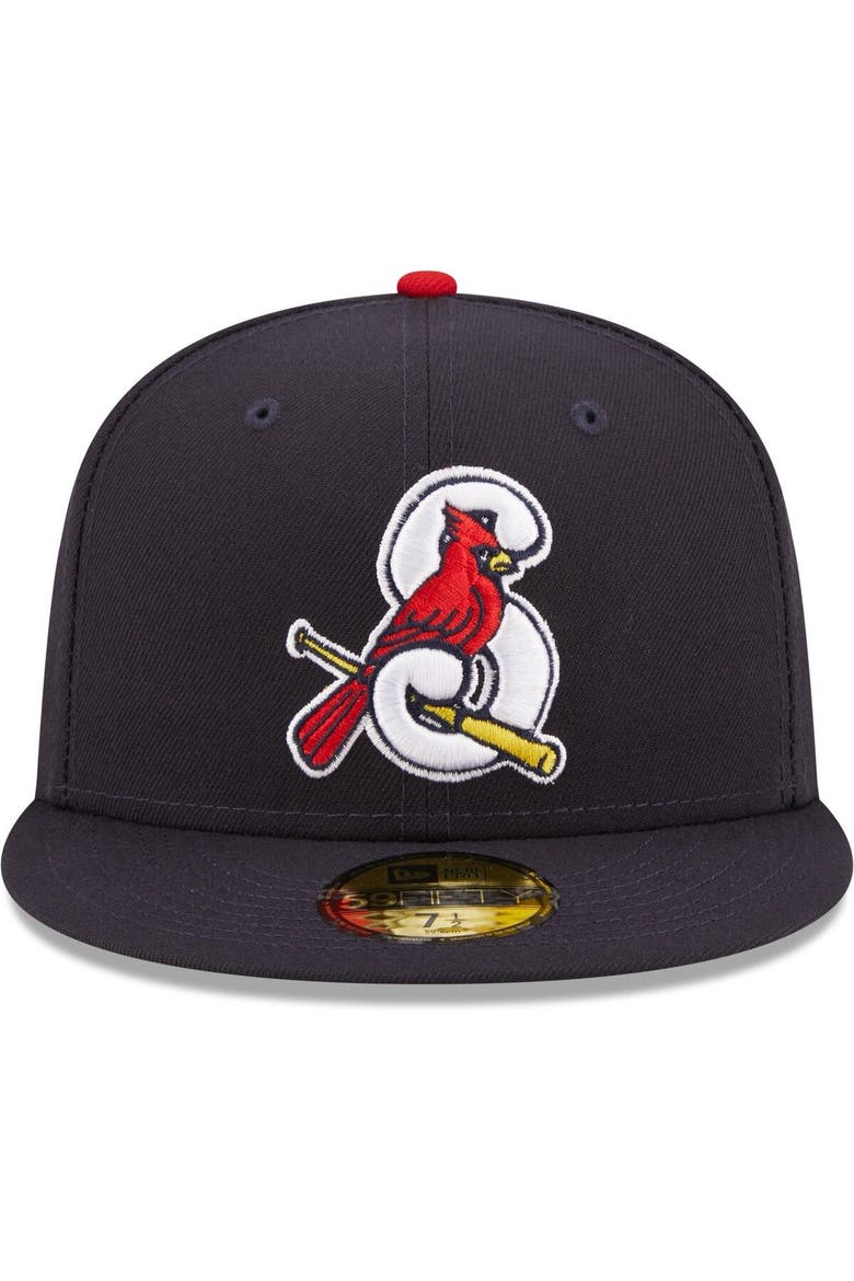 Men's New Era Navy Springfield Cardinals Authentic Collection 59FIFTY Fitted Hat, Alternate, color, Navy
