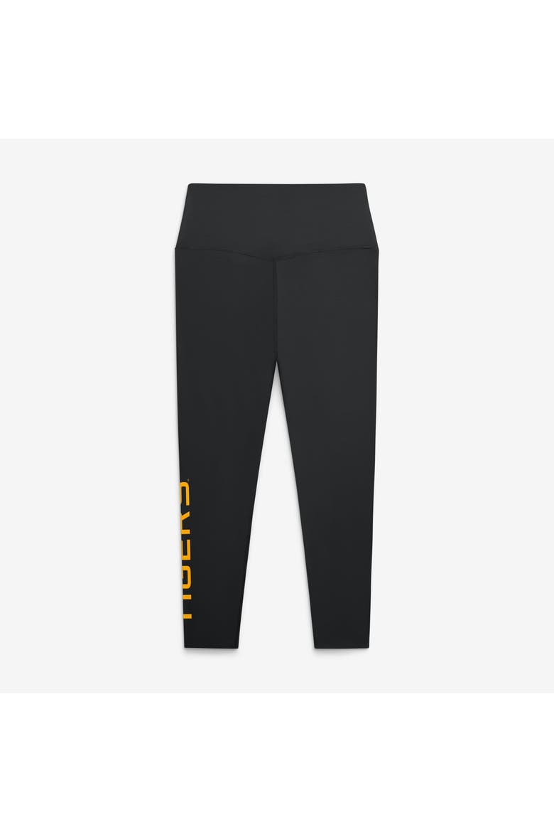 Women's Nike Black LSU Tigers Zenvy High Rise Dri-FIT 7/8 Leggings, Alternate, color, Black