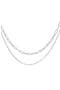 14K Gold Plated 3mm & 4mm Paperclip Chain Necklace Set