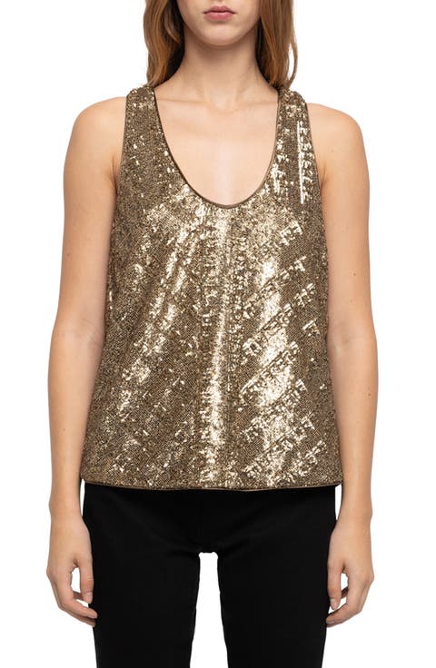 Tarys Sequin Tank