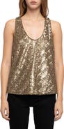 Zadig & Voltaire Tarys Sequin Tank